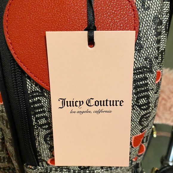 Juicy Couture Gothic Status Heart Backpack- Black main image 4